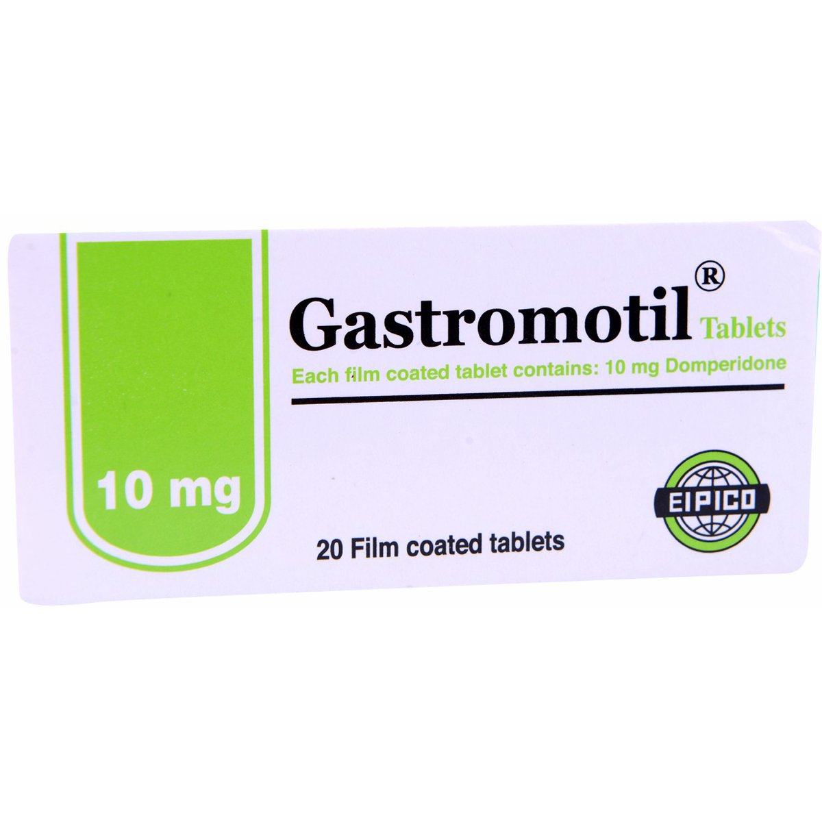 Gastromotil 10mg 20 Tablets image number 0