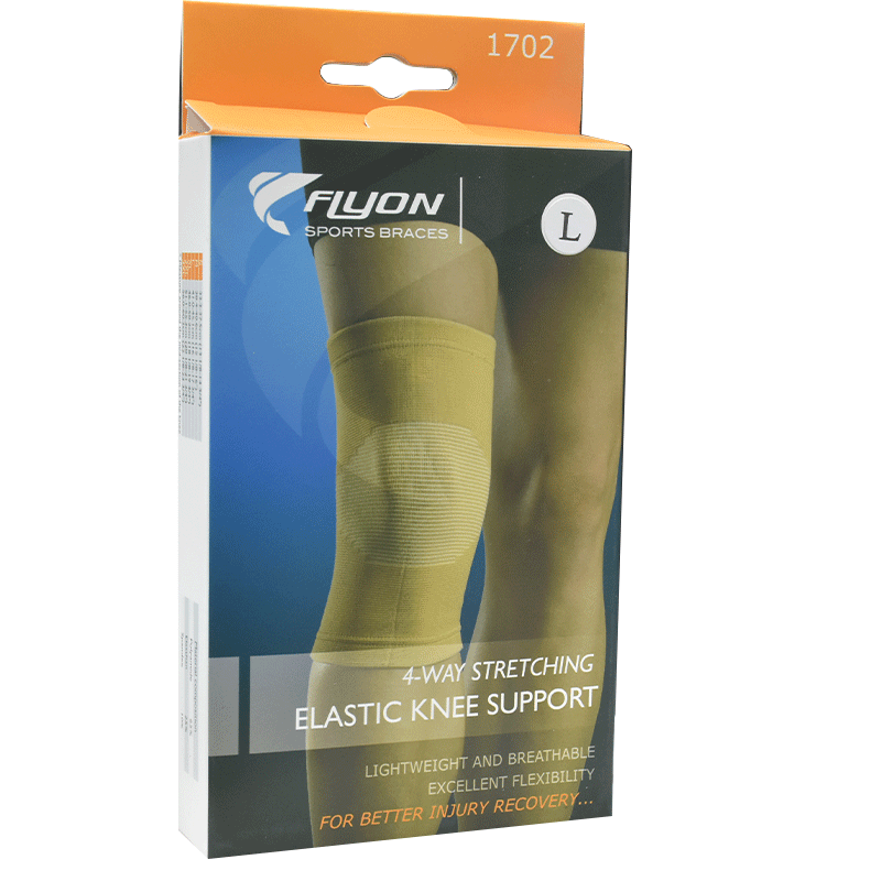Flyon Elastic Knee Support (Large) 1702 image number 0