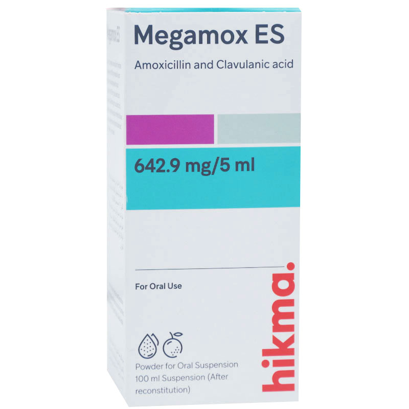 Megamox Es 642.9mg/5ml Suspension 100ml image number 0
