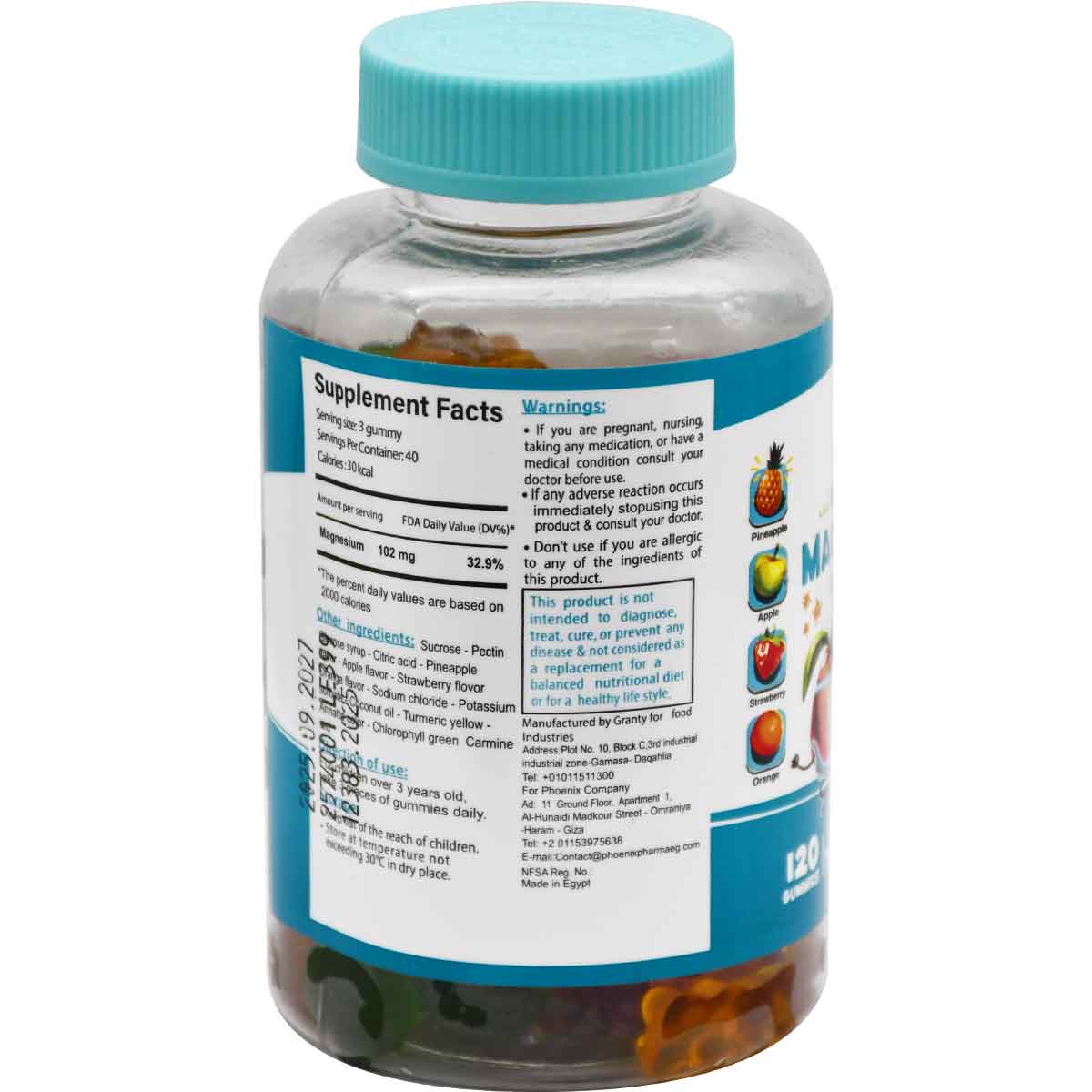 Profi Kids Calming Magnesium 120 Gummies image number 1