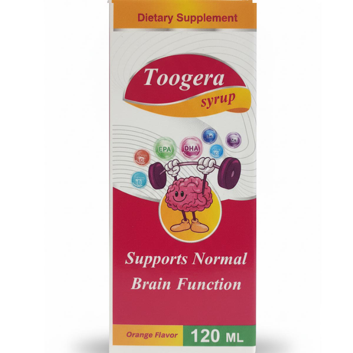 Toogera Orange Flavor Syrup 120ml image number 0