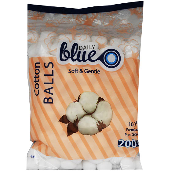 Daily Blue Balls Cotton 200 pieces image number 0