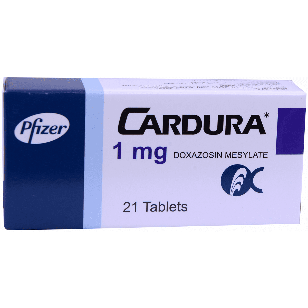 Cardura 1mg 21 Tablets image number 0