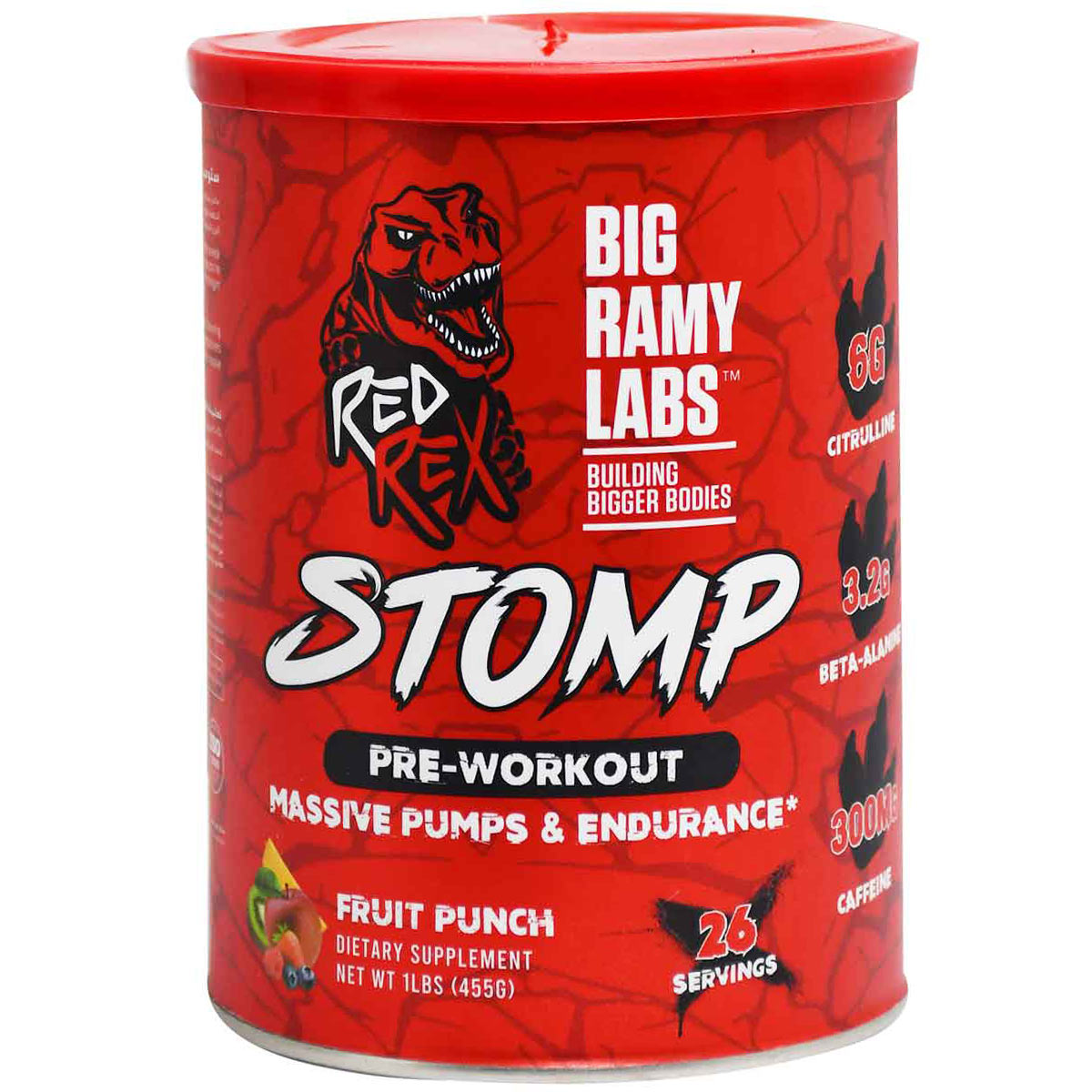 Red Rex Stomp Fruit Punch 455gm image number 0
