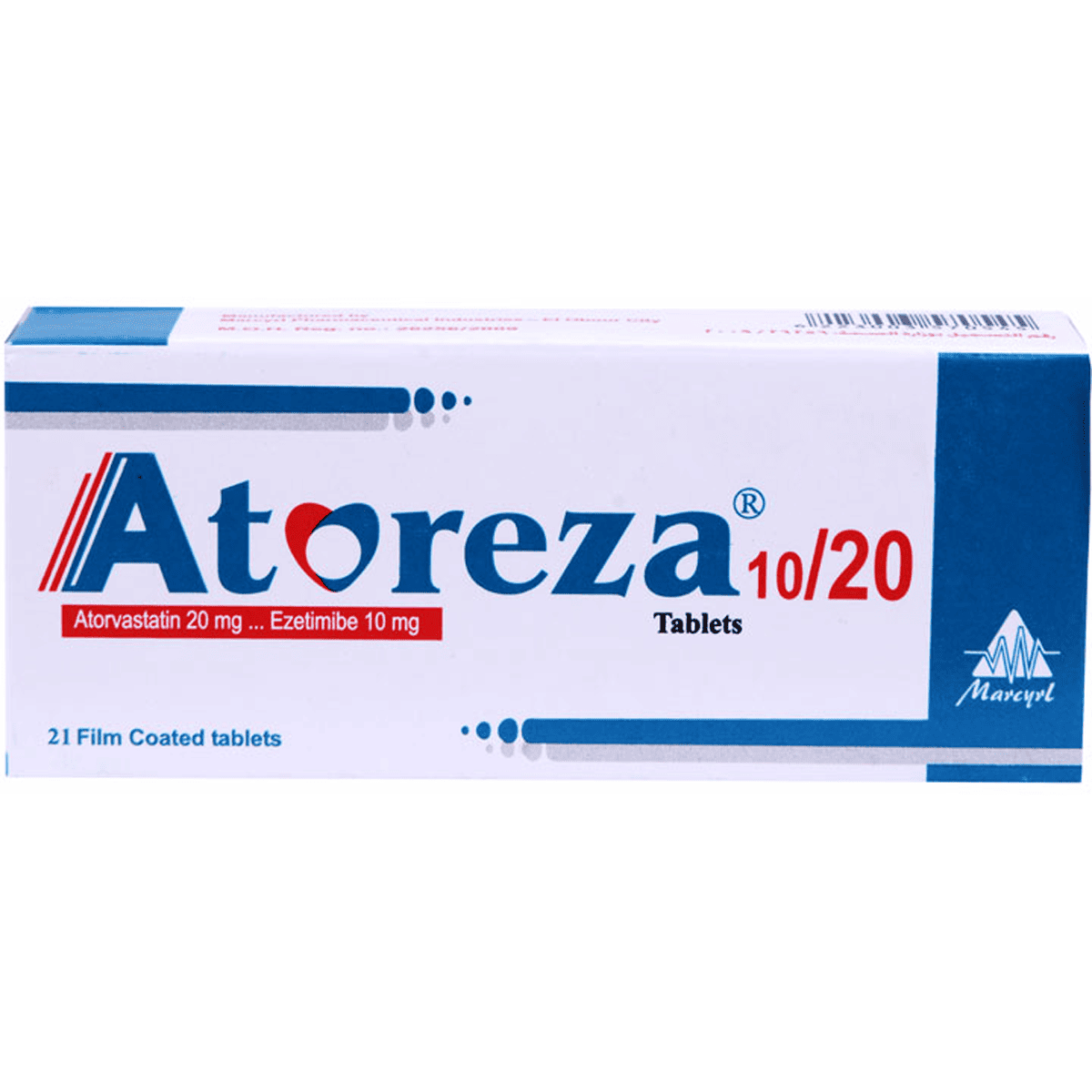 Atoreza 10/20mg 21 Film coated tablet image number 0