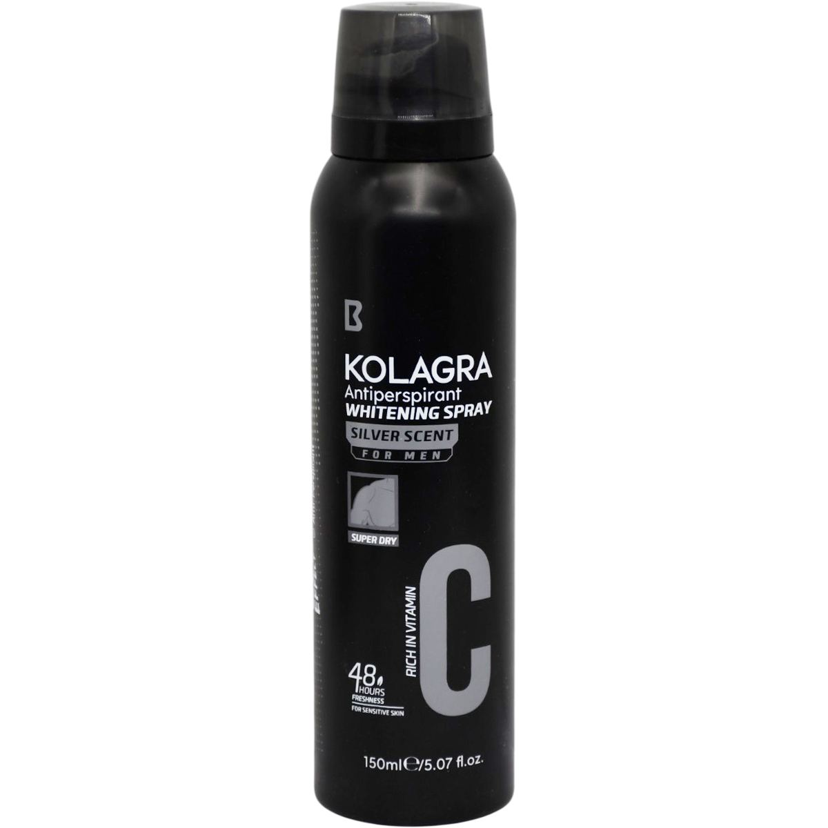Kolagra C Silver Scent Whitening Deodorant Spray For Men 150ml image number 0