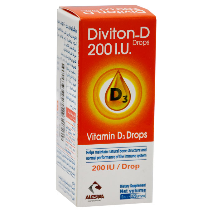 Diviton-D 200IU/ml Drops 10ml image number 0