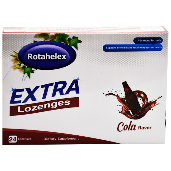 Rotahelex Extra (Cola Flavor) 24 Lozenges Tablets image number 0