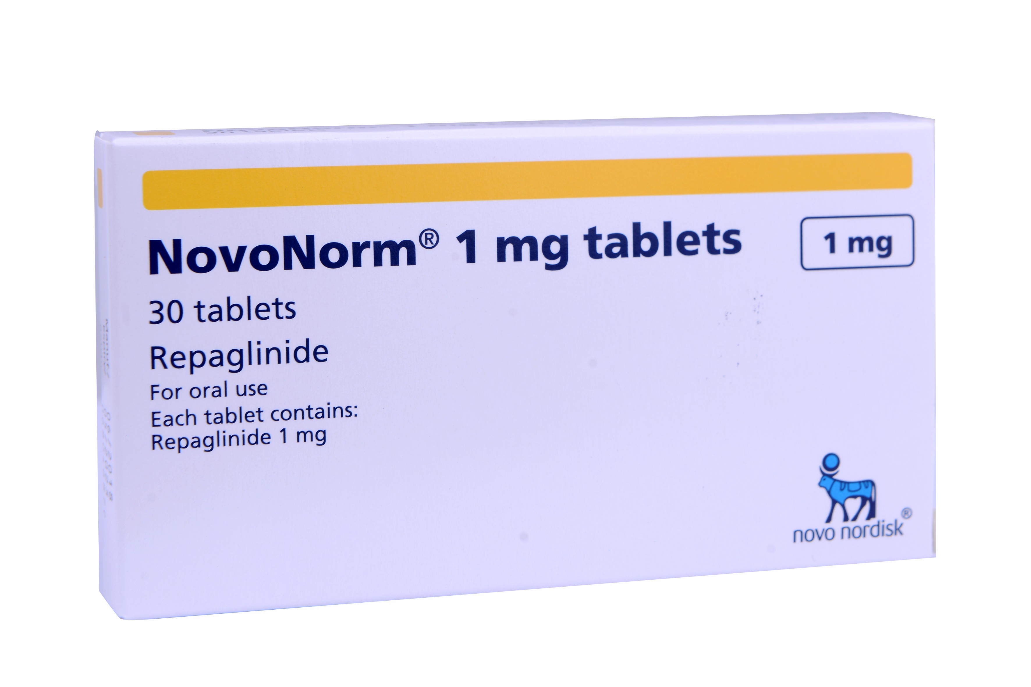 Novonorm 1mg 30 Tablets image number 0