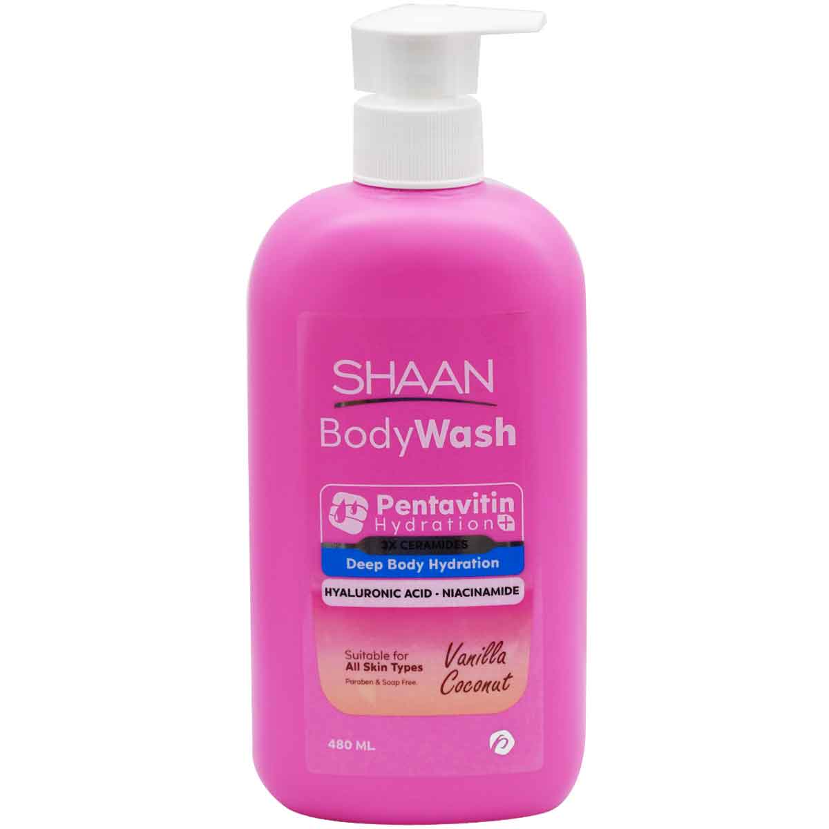 Shaan Vanilla Coconut Body Wash For All Skin Types 480 ml image number 0