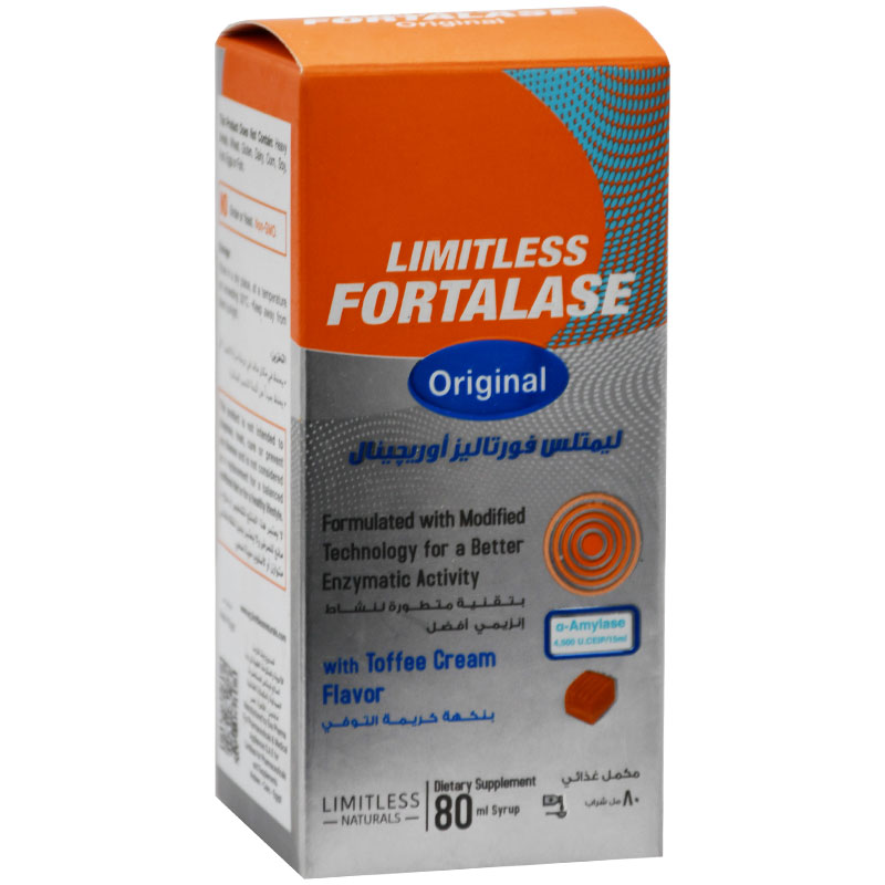 Limitless Fortalase Original Syrup 80ml image number 0