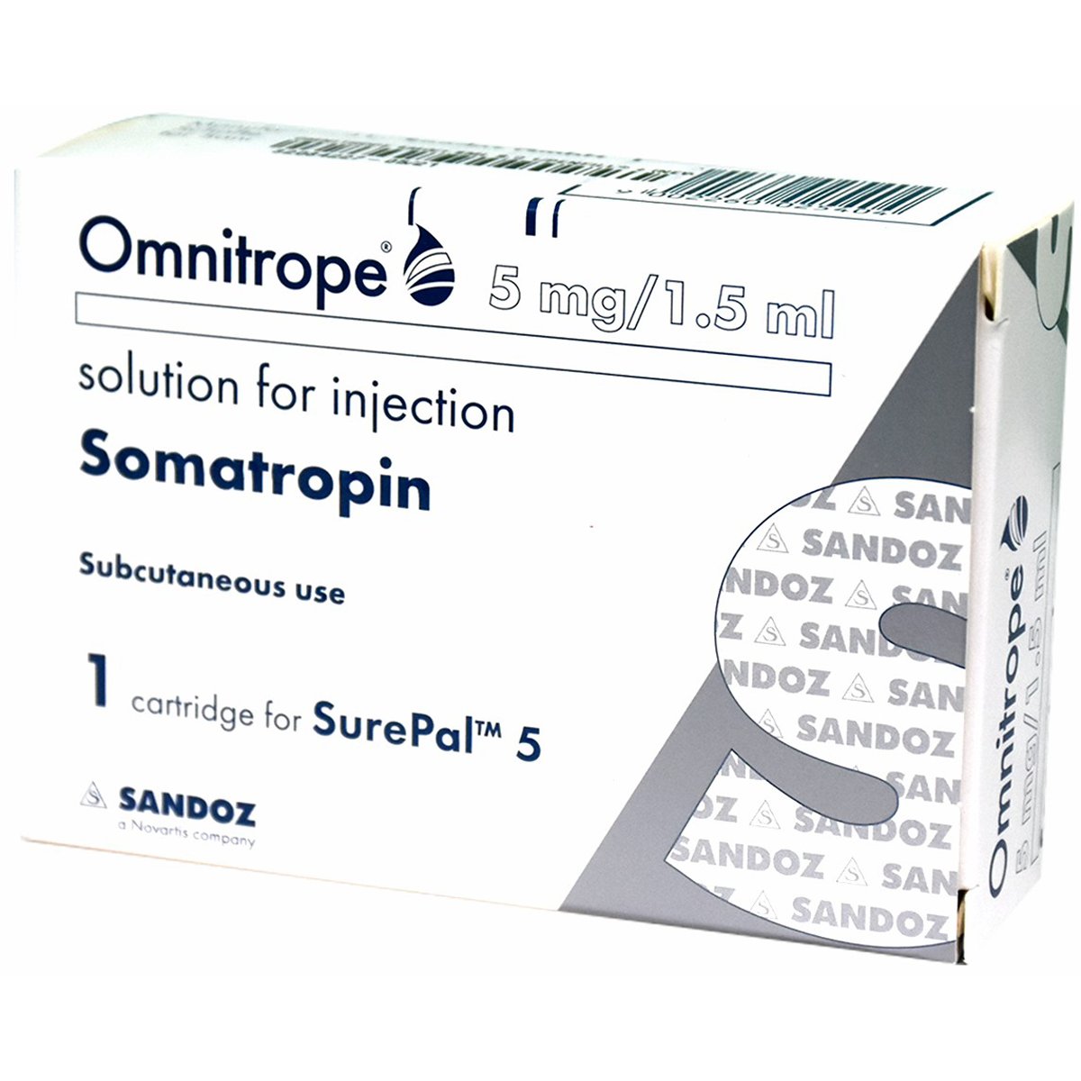 Omnitrope 5Mg/1.5ml Subcutanous 1Penfill (Refrigerated) image number 0
