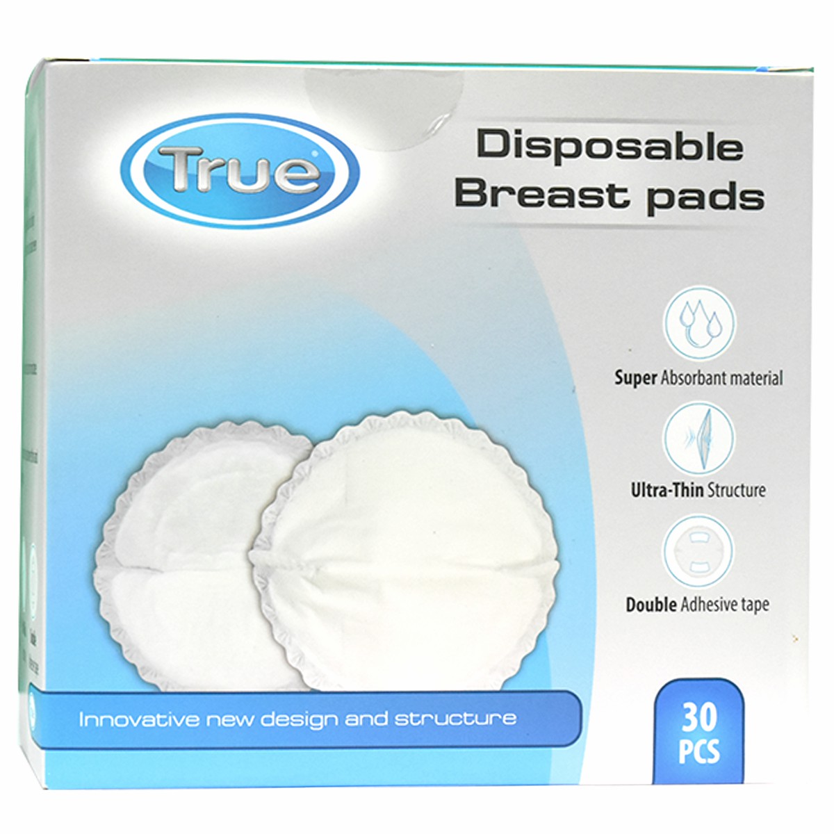True Disposable Breast Pads 30pcs/2018920 image number 0