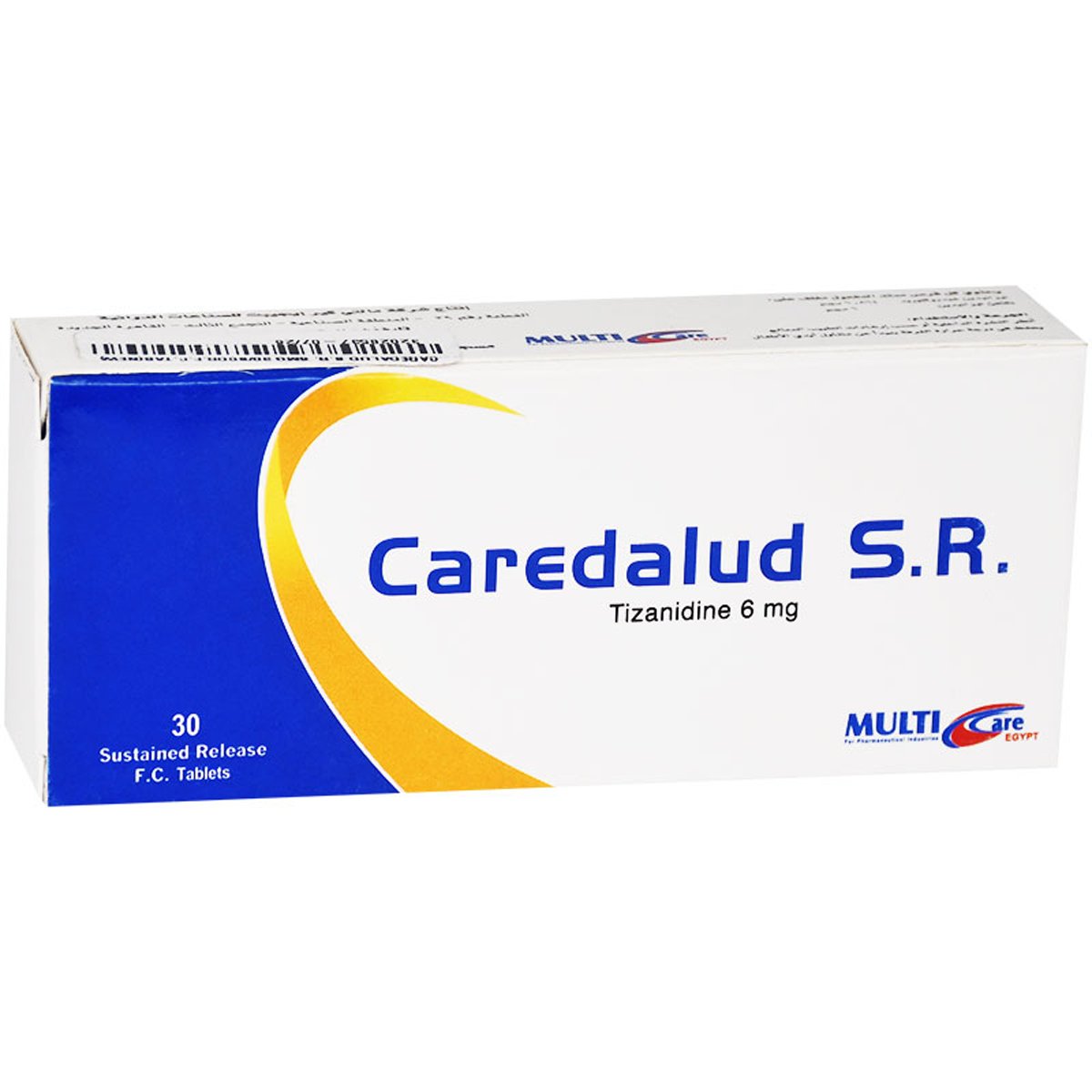 Caredalud S.R. 6mg 30 Tablets image number 0