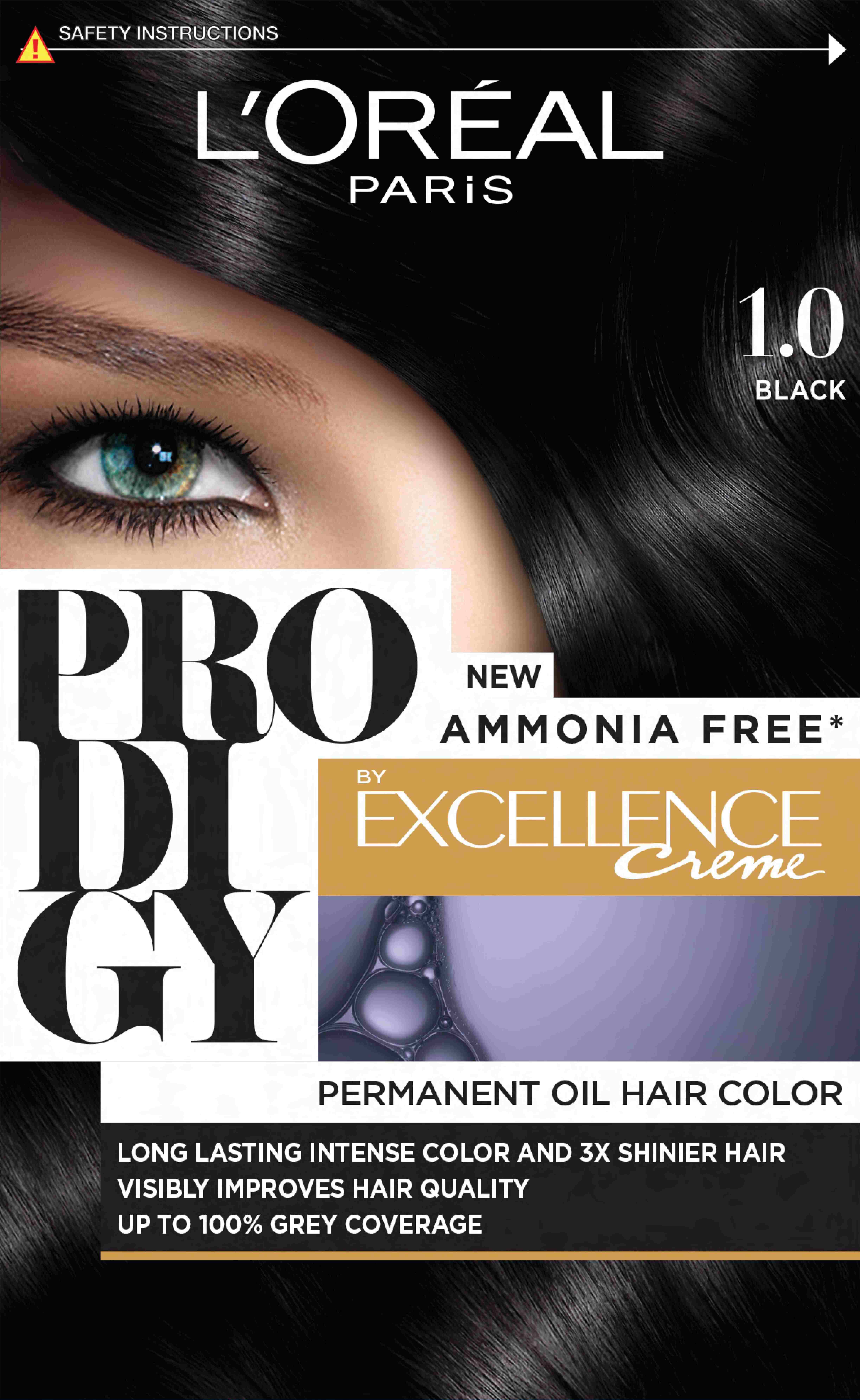 Loreal Prodigy Hair Color/1.0 Black image number 0