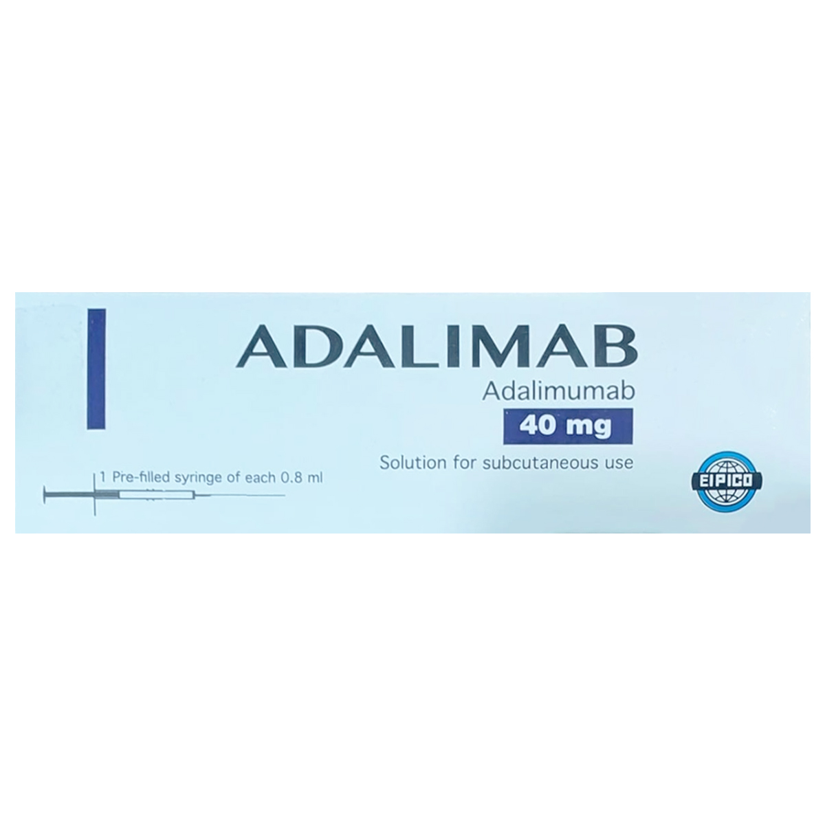 Adalimab 40 mg/0.8 ml 1 Prefilled Syringe (Refrigerated) image number 0