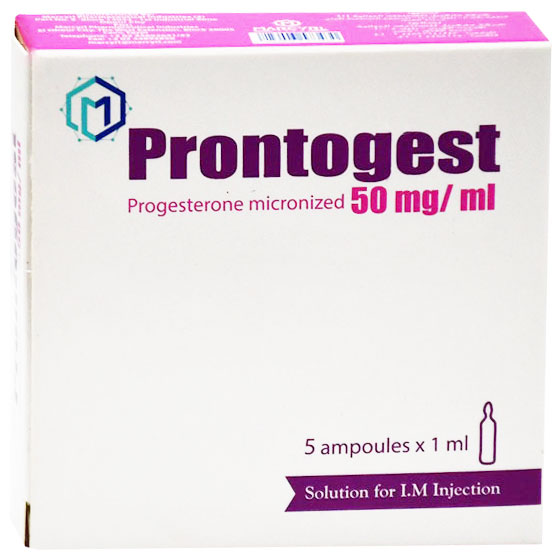 Prontogest 50mg/ml 5 Ampoules image number 0
