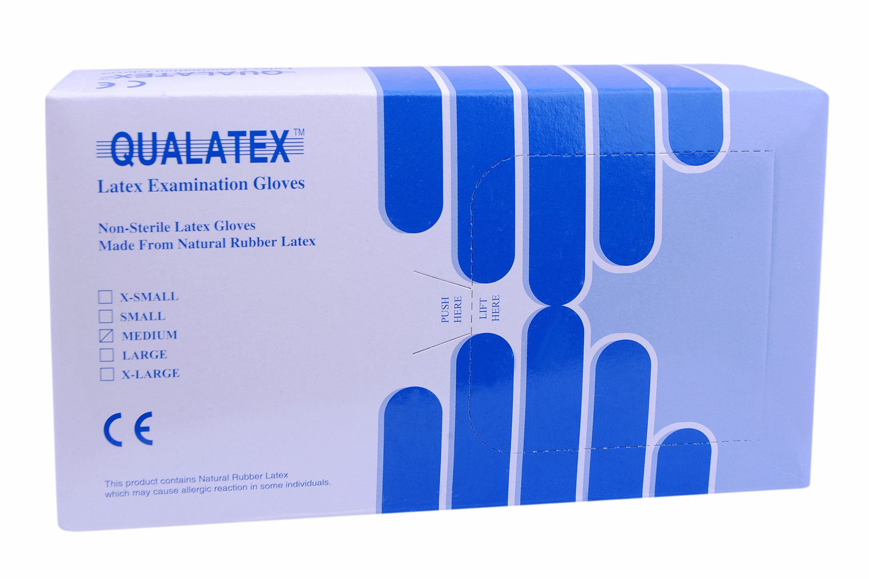 Gloves Latex Prime. (M) 100pcs image number 0