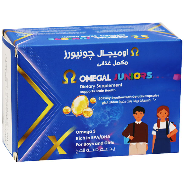 Omegal Juniors 60 Soft Gel Capsules image number 0