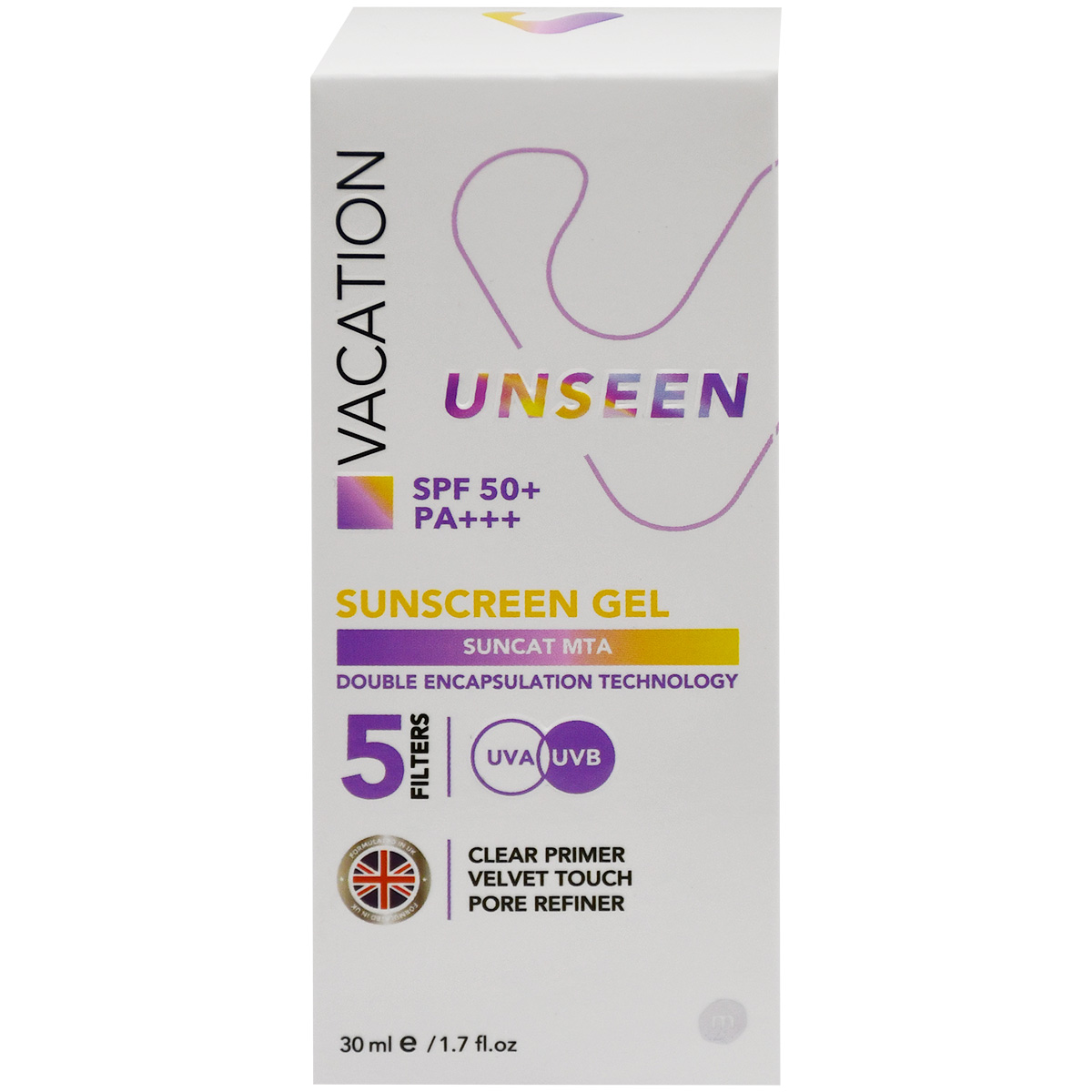 Vacation Unseen Sunscreen Gel SPF(50+) 30 ml image number 0