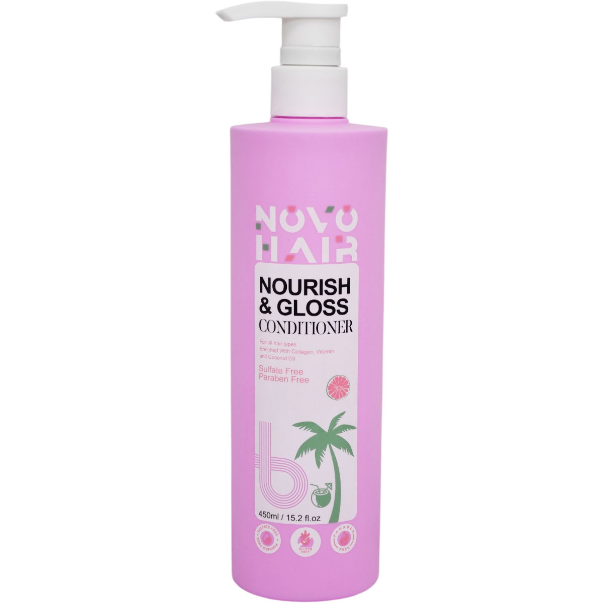 Novo Hair Nourish and Gloss Conditioner 450ml image number 0