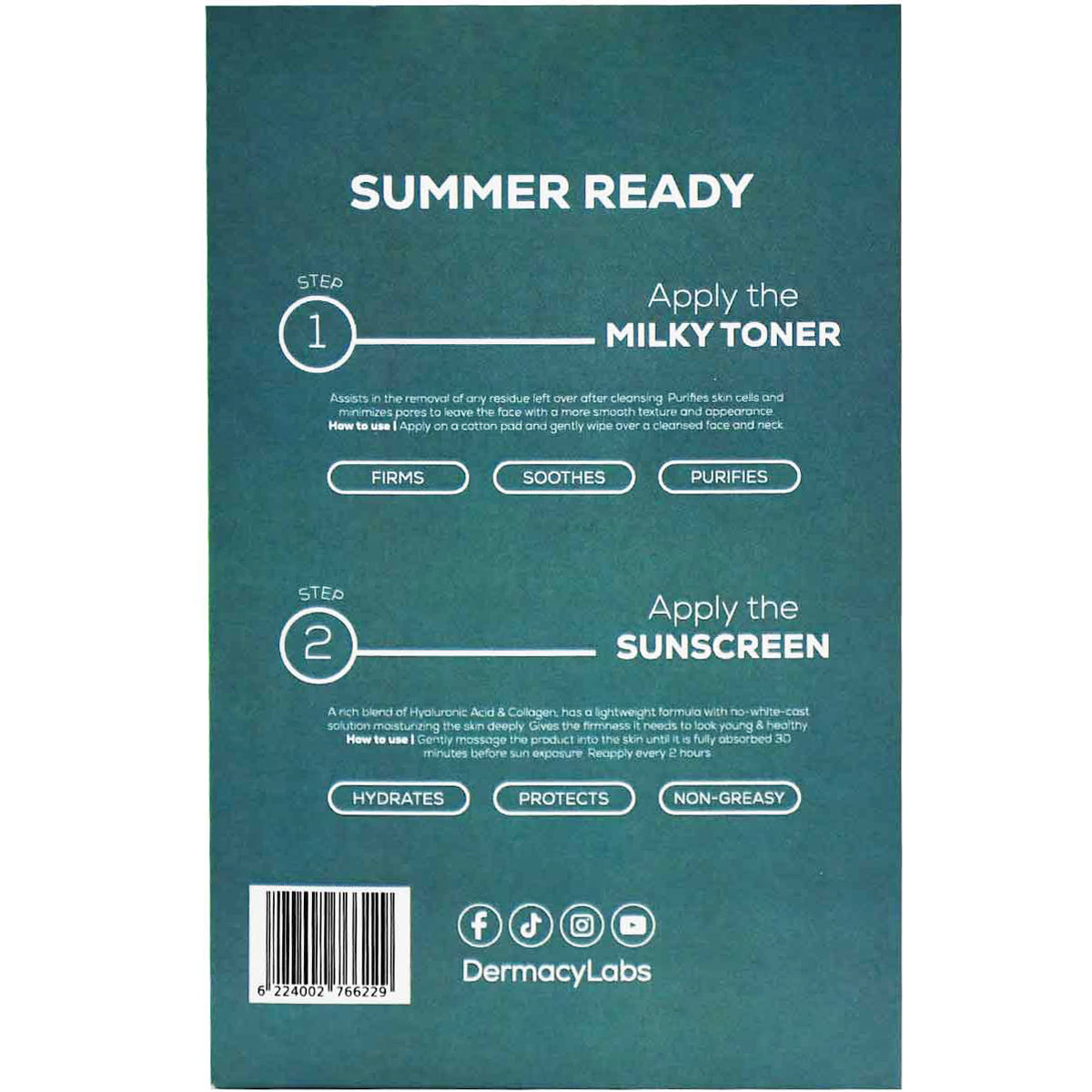 Dermacy (Sunscreen Lotion 50ml + Moisturising Toner 150 ml) (Offer Pack) image number 1