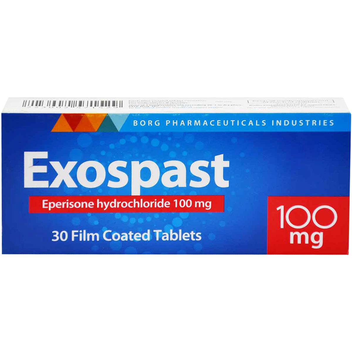 Exospast 100mg 30 Film Coated Tablets image number 0