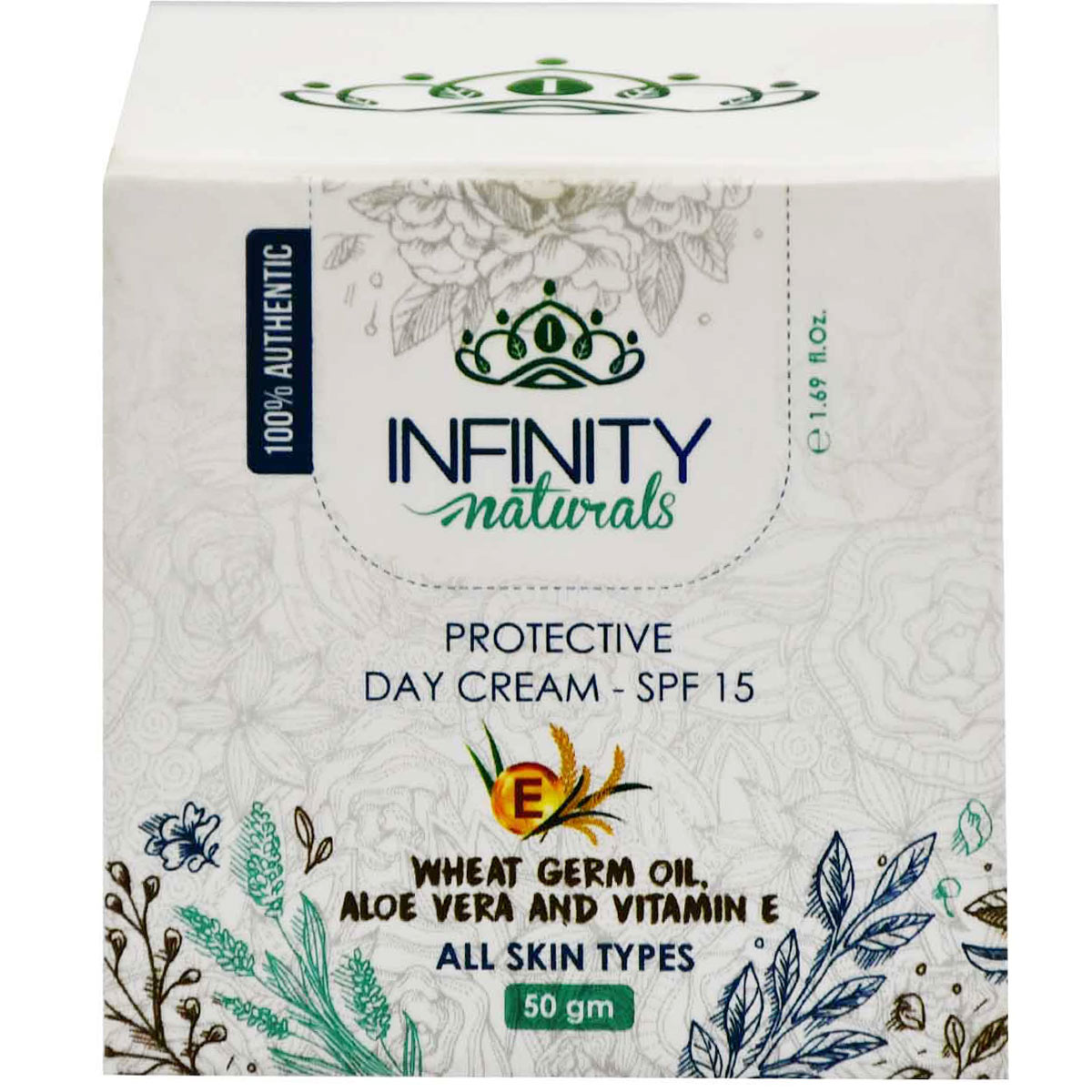 Infinity Natural Protective Day Cream SPF(15) 50 gm image number 0