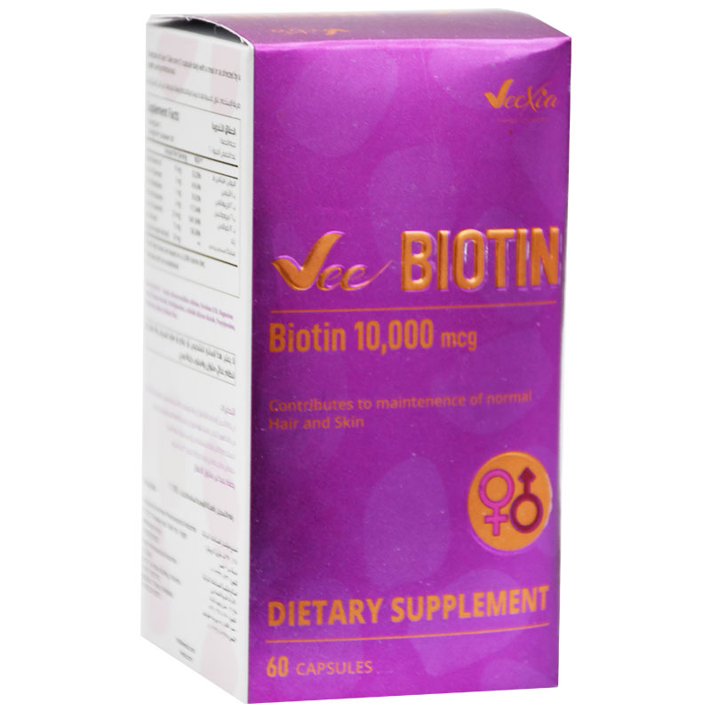 Vee Biotin 10000&micro; 60 Capsule image number 0