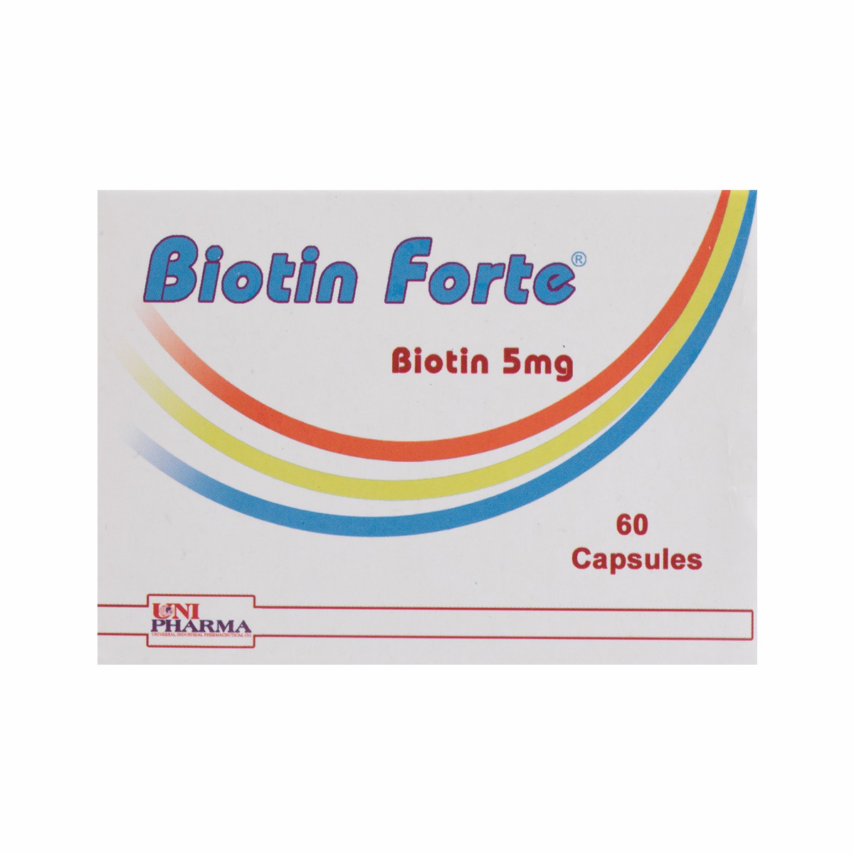 Biotin Forte 5mg 60 Capsules image number 0