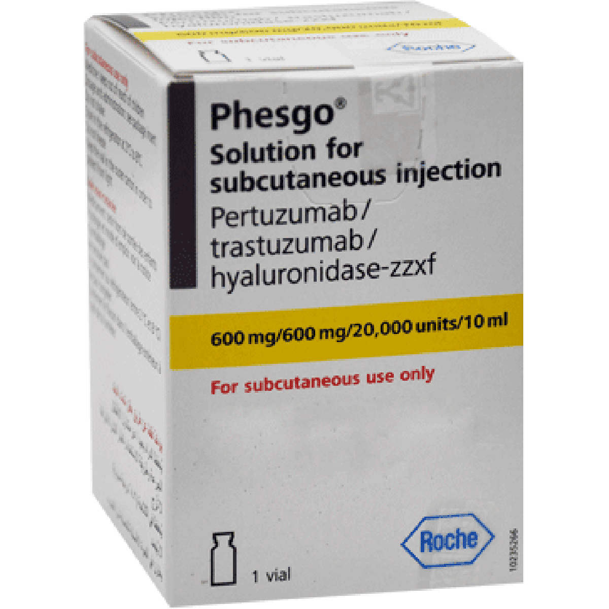 Phesgo 600mg/600mg/20000unit/10ml  1 Vial (Refregirated) image number 0