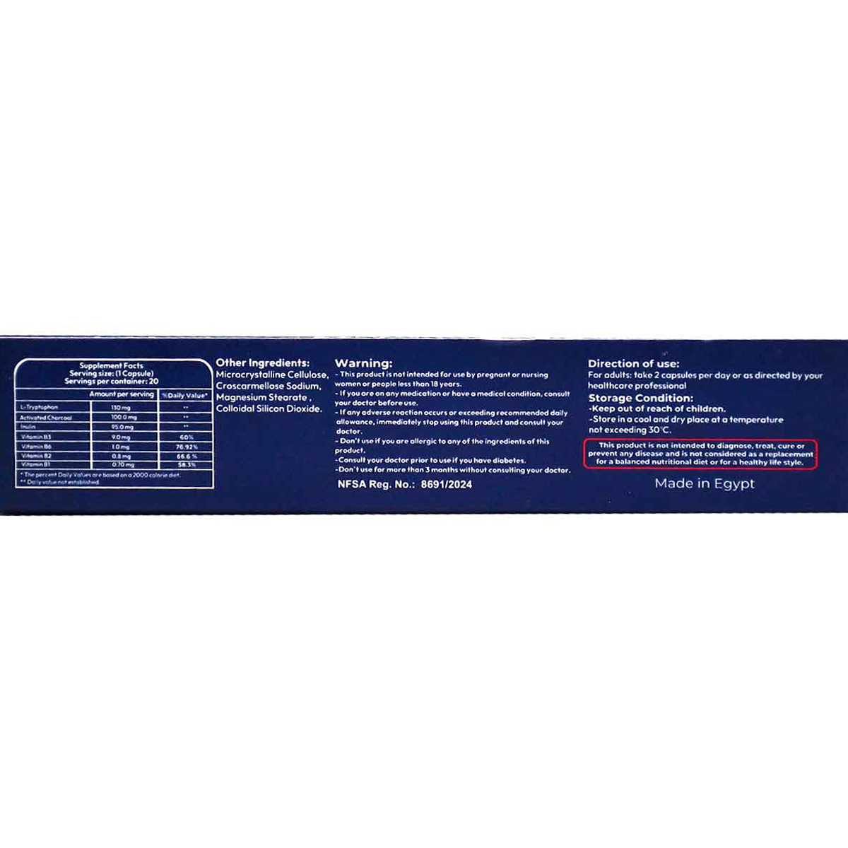 Flatocarbon Advance 20 Hard Gelatin Capsules image number 1
