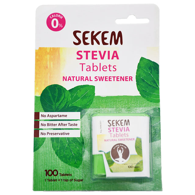 Sekem Stevia Natural Sweetener 100 Tablet image number 0
