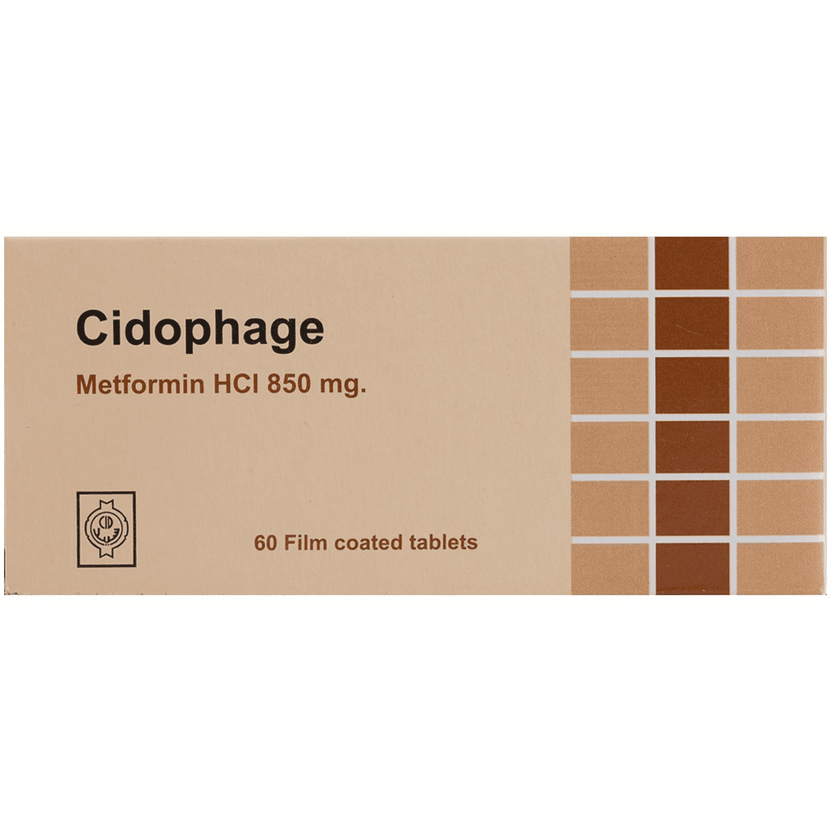 Cidophage Retard 850mg 60 Tablets image number 0