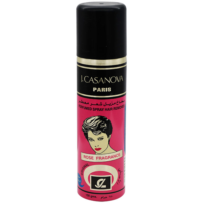 J.Casanova Paris Perfumed Spray Hair Remover Rose 150ml image number 0