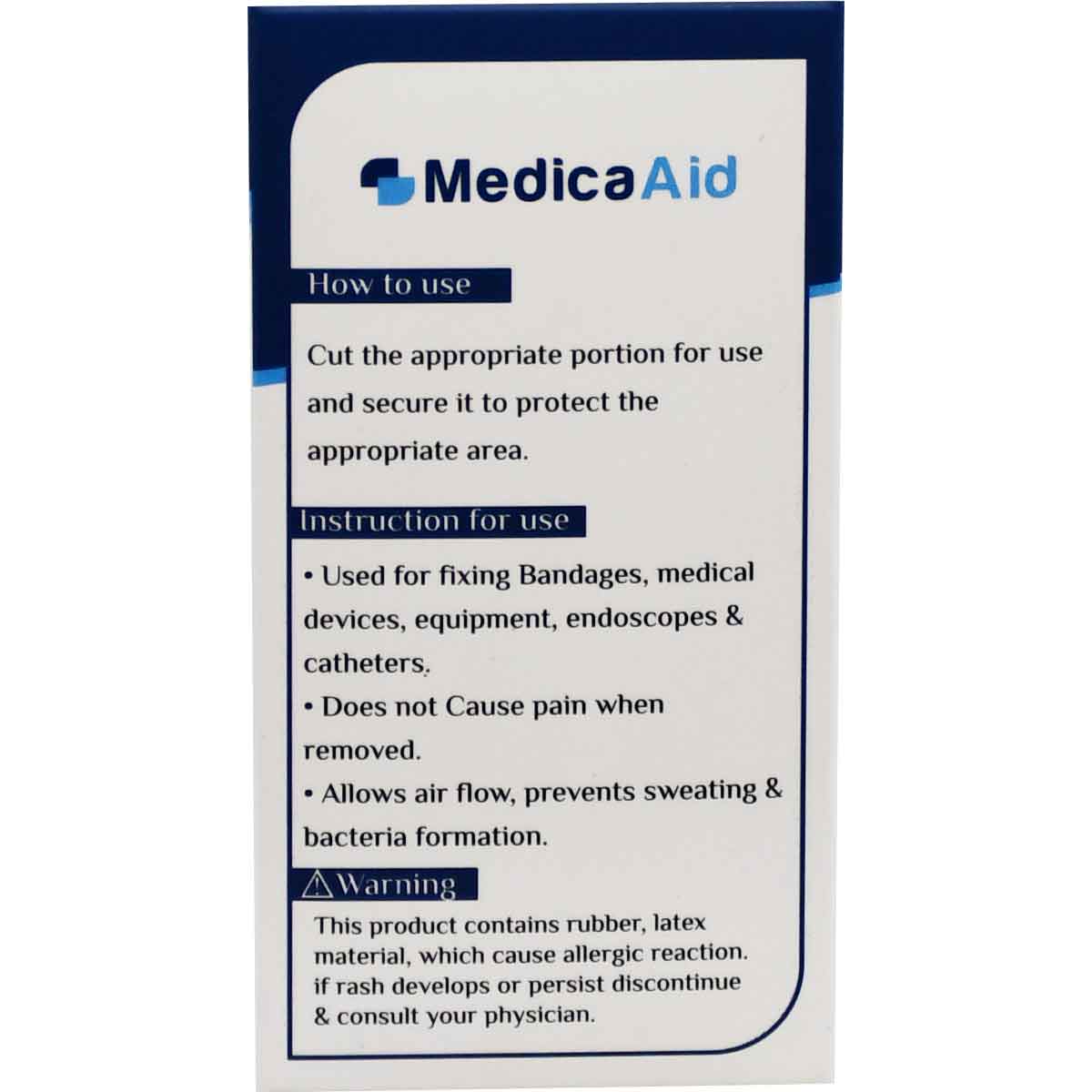 Medica Aid Silk Plaster 10 cm image number 1