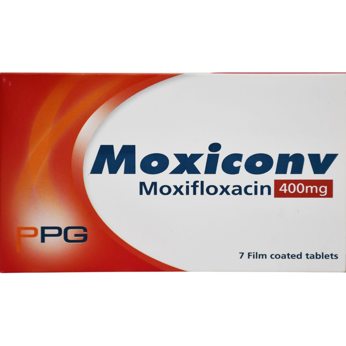 Moxiconv 400mg 7 Film Coated Tablets image number 0