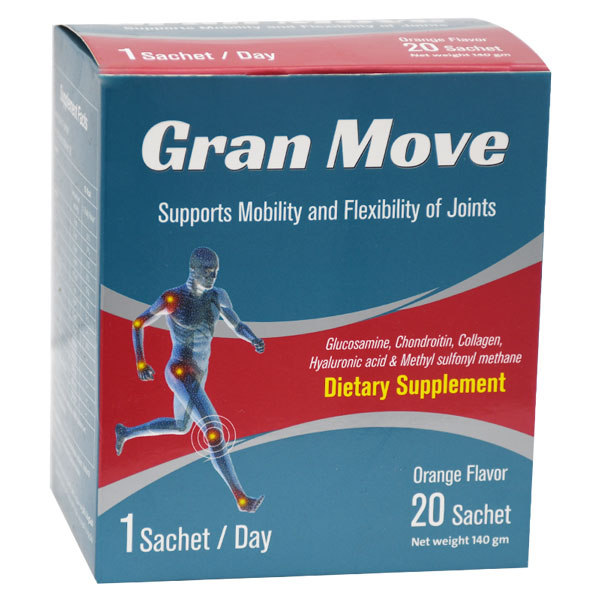 Gran Move (7gm/Sachet)Orange Flavor 20 Sachet image number 0