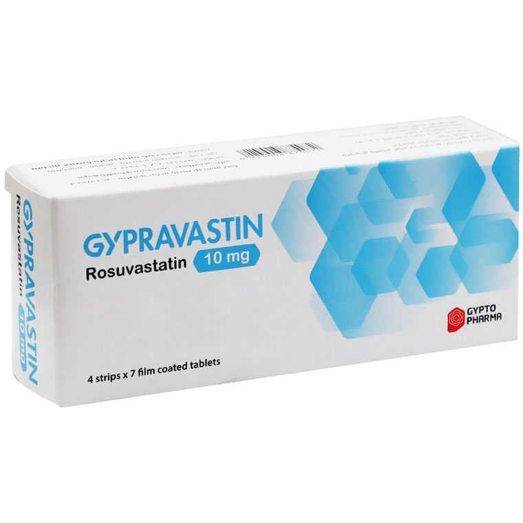 Gypravastin 10mg 28 Film Coated Tablets image number 0