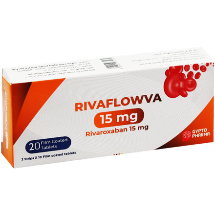 Rivaflowva 15mg 20 Film Coated Tablets image number 0