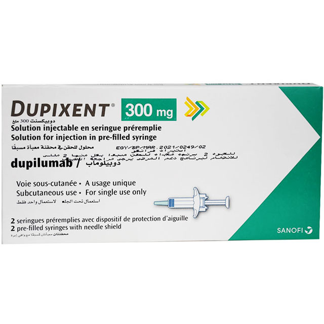 Dupixent 300mg 2 Prefilled Syringe (Refrigerated) image number 0