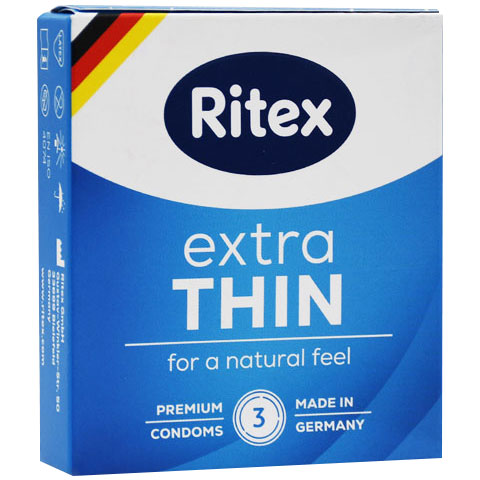 Ritex Extra Thin Condoms 3 Pieces image number 0