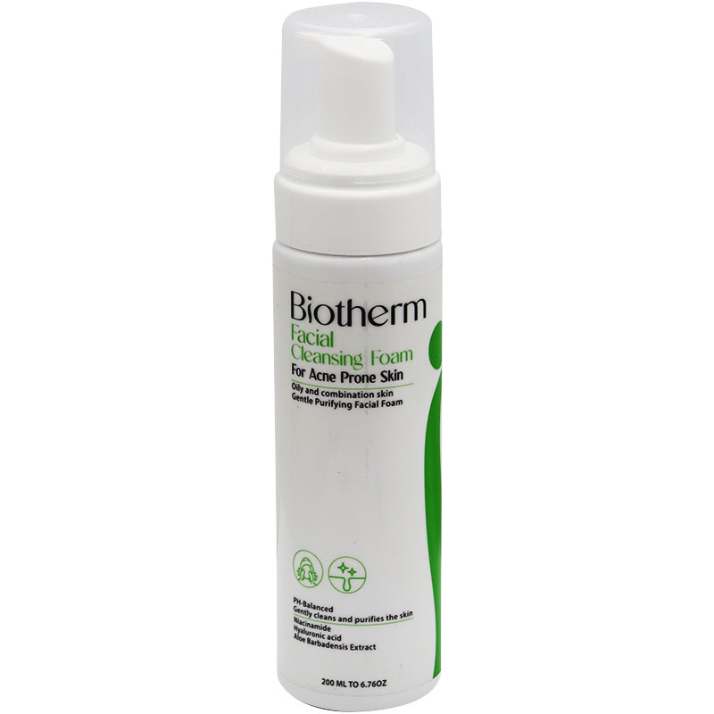 Biotherm Facial Cleansing Foam for Acne Prone Skin 200ml image number 0