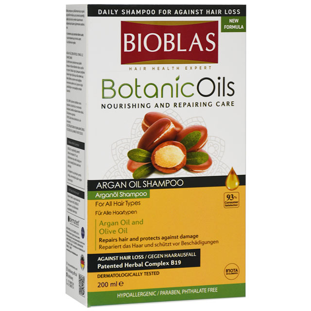 Bioblas Botanic Oils Argan Shampoo 200ml image number 0