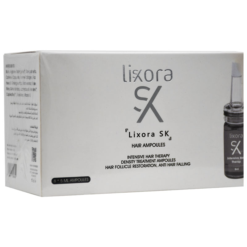 Lixora Sk Anti Hair Fall Ampoules 8 Vials*5ml image number 0