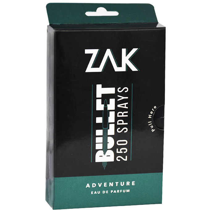 Zak Bullet Adventure Eau De Parfum Spray For Men 25ml image number 0