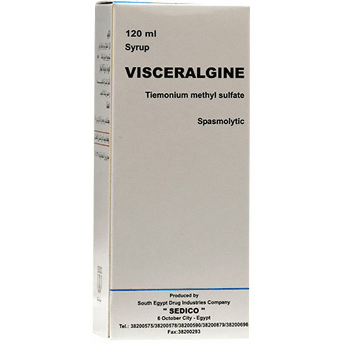 Visceralgine 120ml Syrup image number 0