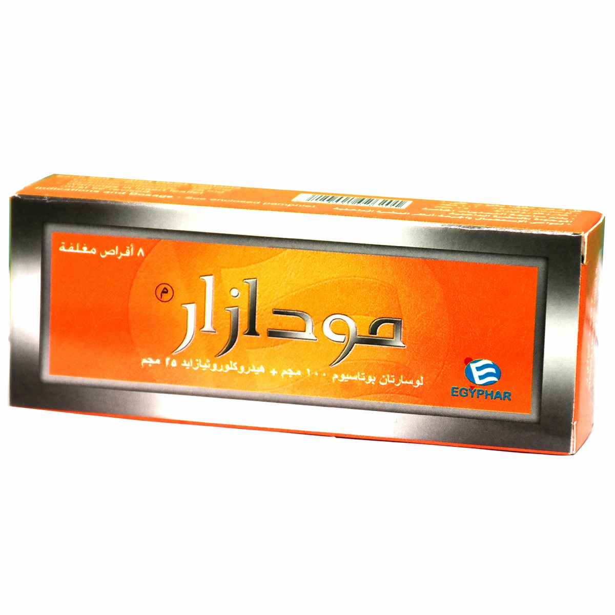 Modazar 100mg/25mg 8 Tablets image number 0