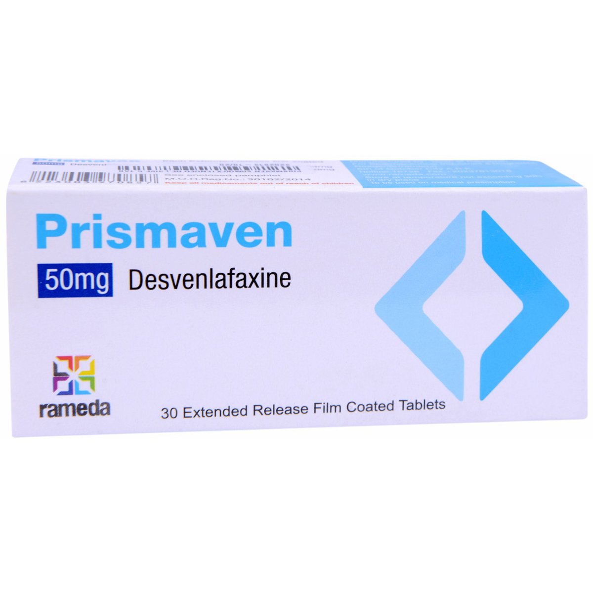Prismaven 50mg XR (Extended Release) 30 Film Coated Tablets image number 0