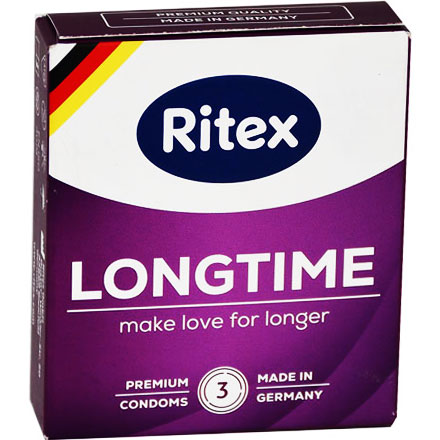 Ritex Long Time Condoms 3 pieces image number 0